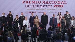 La entrega del Premio Nacional de Deportes 2021