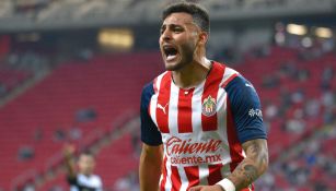 Vega, durante un partido de Chivas