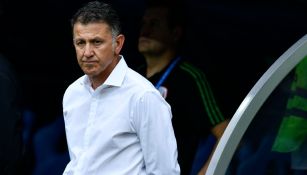 Juan Carlos Osorio dirigiendo a la Selección Mexicana en Rusia 2018