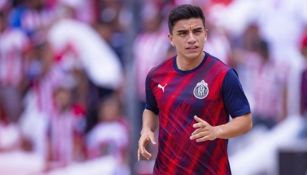 Fernando Beltrán previo a un partido con Chivas