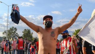 Aficionado de Chivas previo a un partido