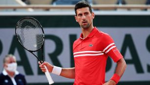 Novak Djokovic durante un torneo 