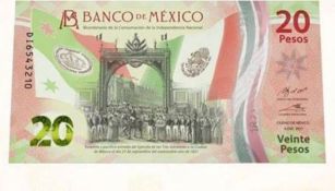 Nuevo billete de 20 pesos