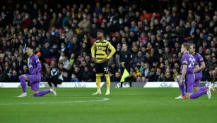 Jugadores del Watford y del Tottenham