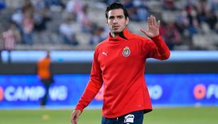 Briseño en un partido con Chivas