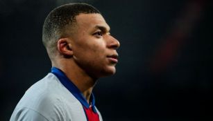 Mbappé durante un partido