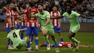 Yeray Álvarez, en festejo de gol