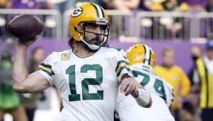 Aaron Rodgers en un partido