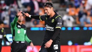 Ángel Zaldívar durante un partido con Chivas