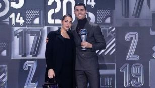 Georgina Rodríguez y Cristiano Ronaldo en los premios The Best