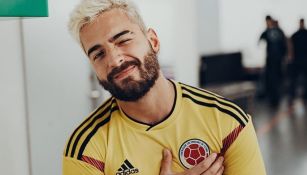 Maluma porta la playera de la Selección de Colombia