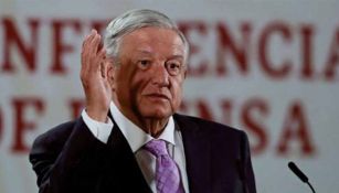 Lopéz Obrador, durante su conferencia de prensa matutina 