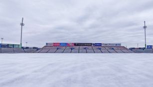 El Estadio Olímpico repleto de nieve