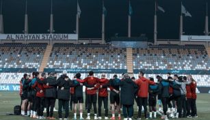 Al-Ahly previo al inicio del entrenamiento