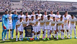 Plantilla de Pumas previo a un duelo de Liga MX en CU