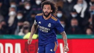 Marcelo durante un partido del Real Madrid