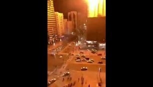 Explosión en edificio de Abu Dabi
