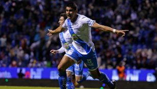 Guillermo Martínez festejando el gol del empate