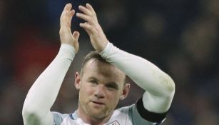 Rooney en un partido con Inglaterra