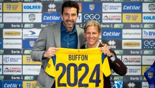 Gianluigi Buffon, en presentación de renovación