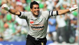 Oswaldo Sánchez con Santos