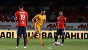 Gignac durante el partido ante Veracruz