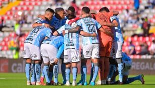 Jugadores de Querétaro durante un partido