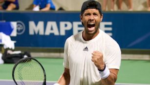 Fernando Verdasco reacciona en juego