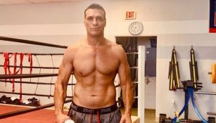 Alberto del Río durante un entrenamiento