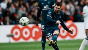 Lionel Messi en un partido con el PSG