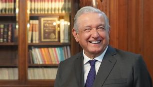 Andrés Manuel López Obrador en Palacio Nacional