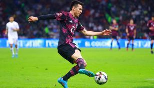 Hirving 'Chucky' Lozano en acción con el Tri