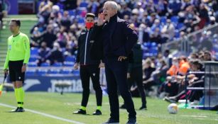 Javier Aguirre en su debut como DT del Mallorca 