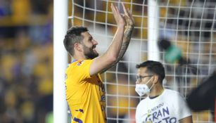 André-Pierre Gignac en un partido con Tigres