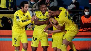 Jugadores del Villarreal celebran