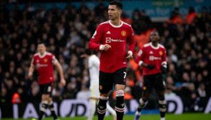 Cristiano Ronaldo en acción con el Manchester United