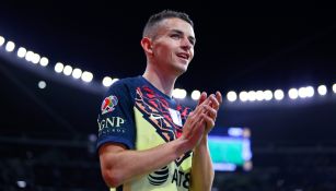 Álvaro Fidalgo en un partido del América 