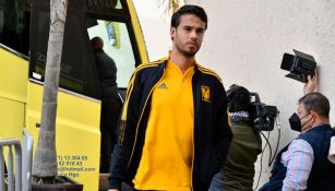 Diego Reyes previo a un partido de Tigres