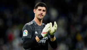 Thibaut Courtois durante un partido del Real Madrid