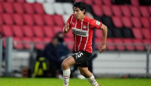 Gutiérrez en un partido con el PSV