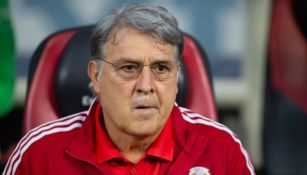 Gerardo Martino en un partido de la Selección Mexicana 