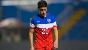 Alejando Zendejas jugando partido con las inferiores de Estados Unidos