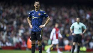 Cristiano Ronaldo en lamento con Manchester United