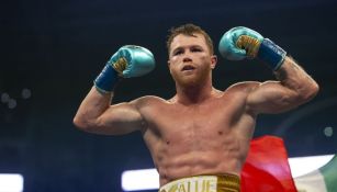 Canelo Álvarez después de una pelea