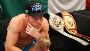 Canelo Álvarez después de una pelea