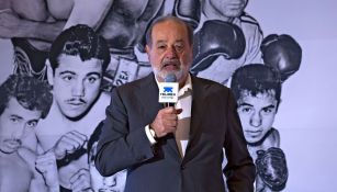 Carlos Slim en un evento