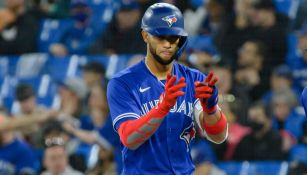 Gurriel Jr. en un juego de los Blue Jays