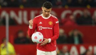 Cristiano Ronaldo en lamento con Manchester United