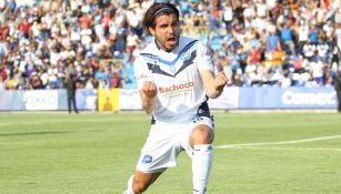 Jesús Miranda festejando un gol