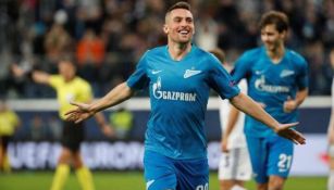 Jugadores del Zenit en festejo